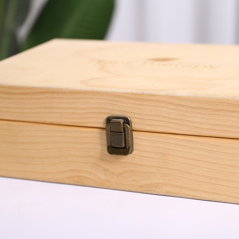 68 Slots Solid Wooden Essential Oil Storage Box
