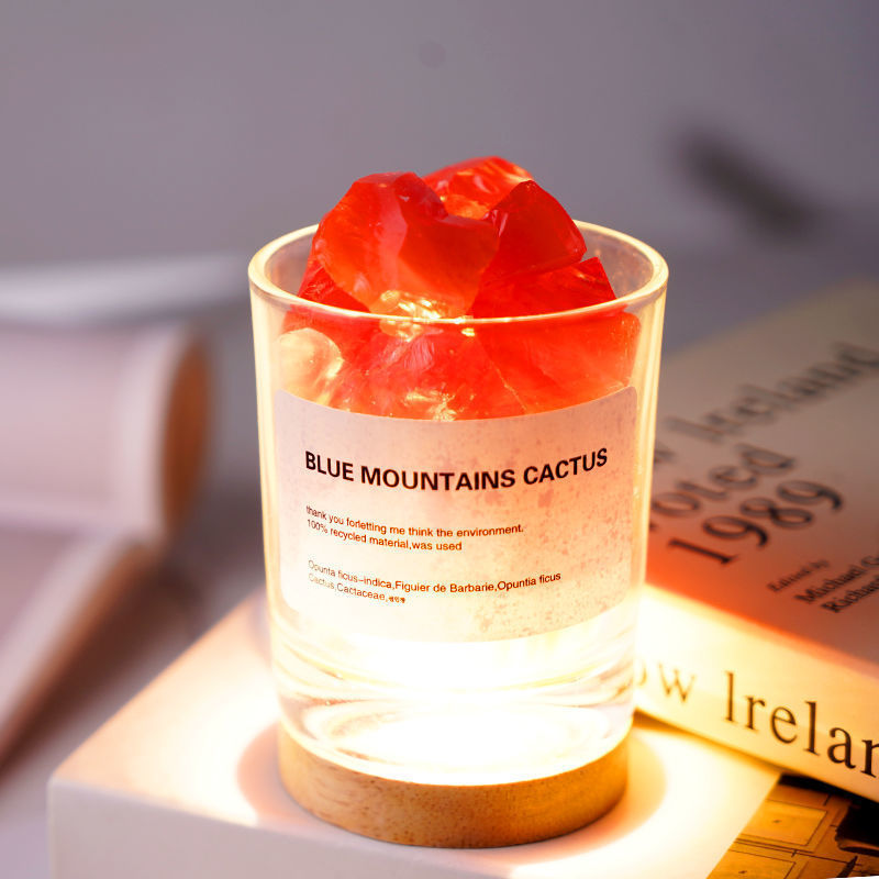 Gemstone Essential Oil Diffuser with USB Lighting