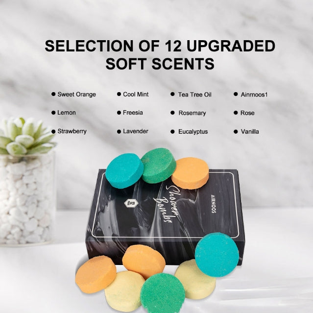 Essential Oil Shower Steamers 12 Pcs