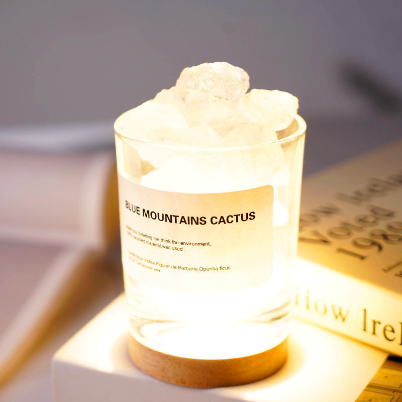 Gemstone Essential Oil Diffuser with USB Lighting