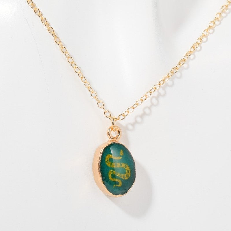 Gemstone Birthstone Necklace Celestial Necklace