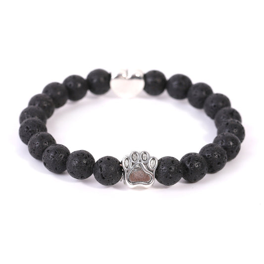 Paw's Lava Stone & Tiger Eye Diffuser Bracelet