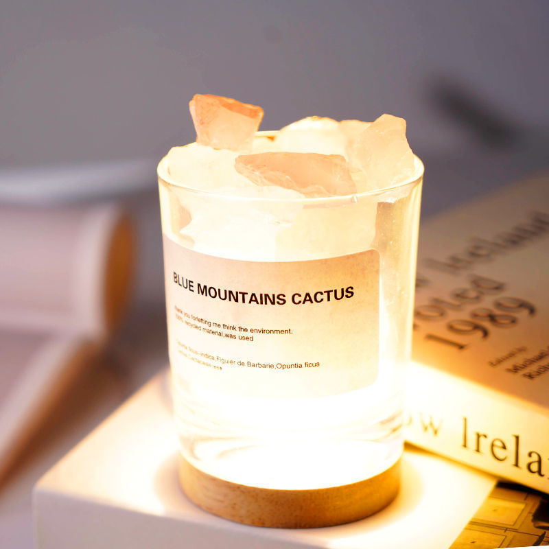 Gemstone Essential Oil Diffuser with USB Lighting