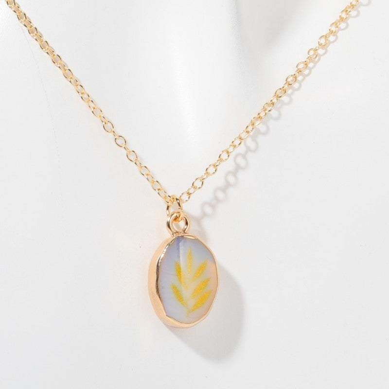 Gemstone Birthstone Necklace Celestial Necklace