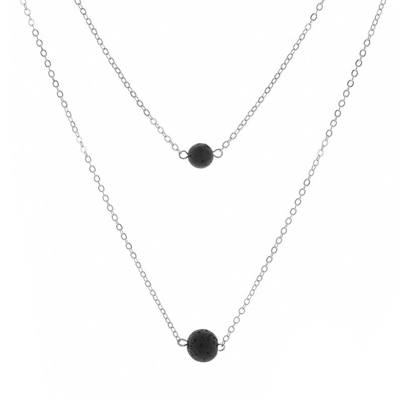 Pure Diffuser Lava Stone Necklace
