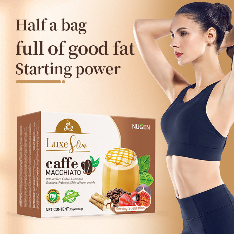 Luxe Slim Cafe Macchiato Coffee with Hydrolyzed Collagen & Glutathione