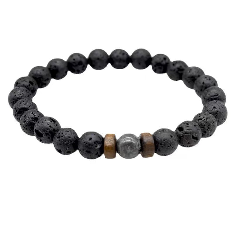 Lava Stone Peace Diffuser Bracelet