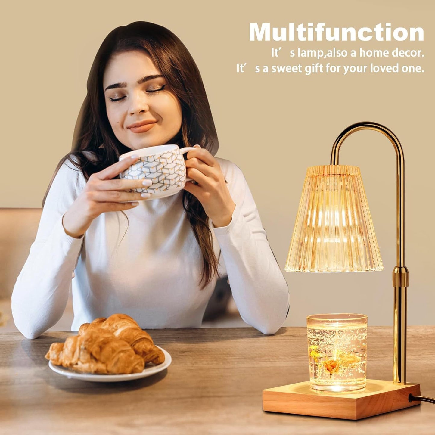 Chic Dimmable Lamp Candle Warmer Diffuser