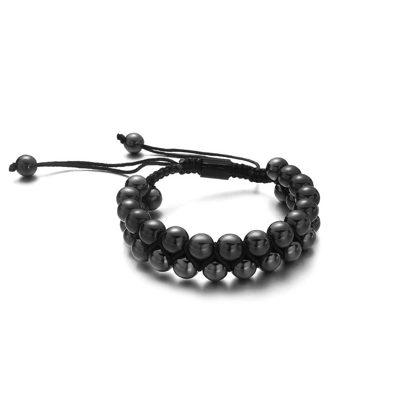 Hematite Beads Essential Oil Diffuser Bracelet