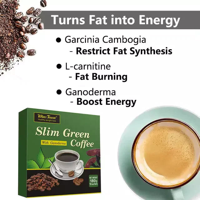 Green Coffee With Ganoderma Instant Coffee
