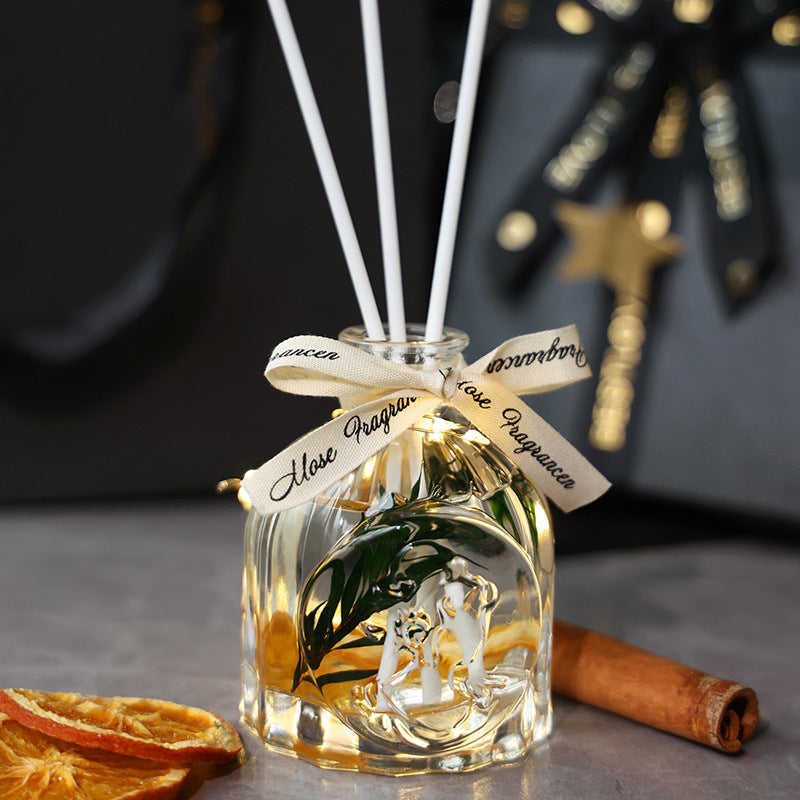 Aromatic Gift Set: Candle, Reed Diffuser