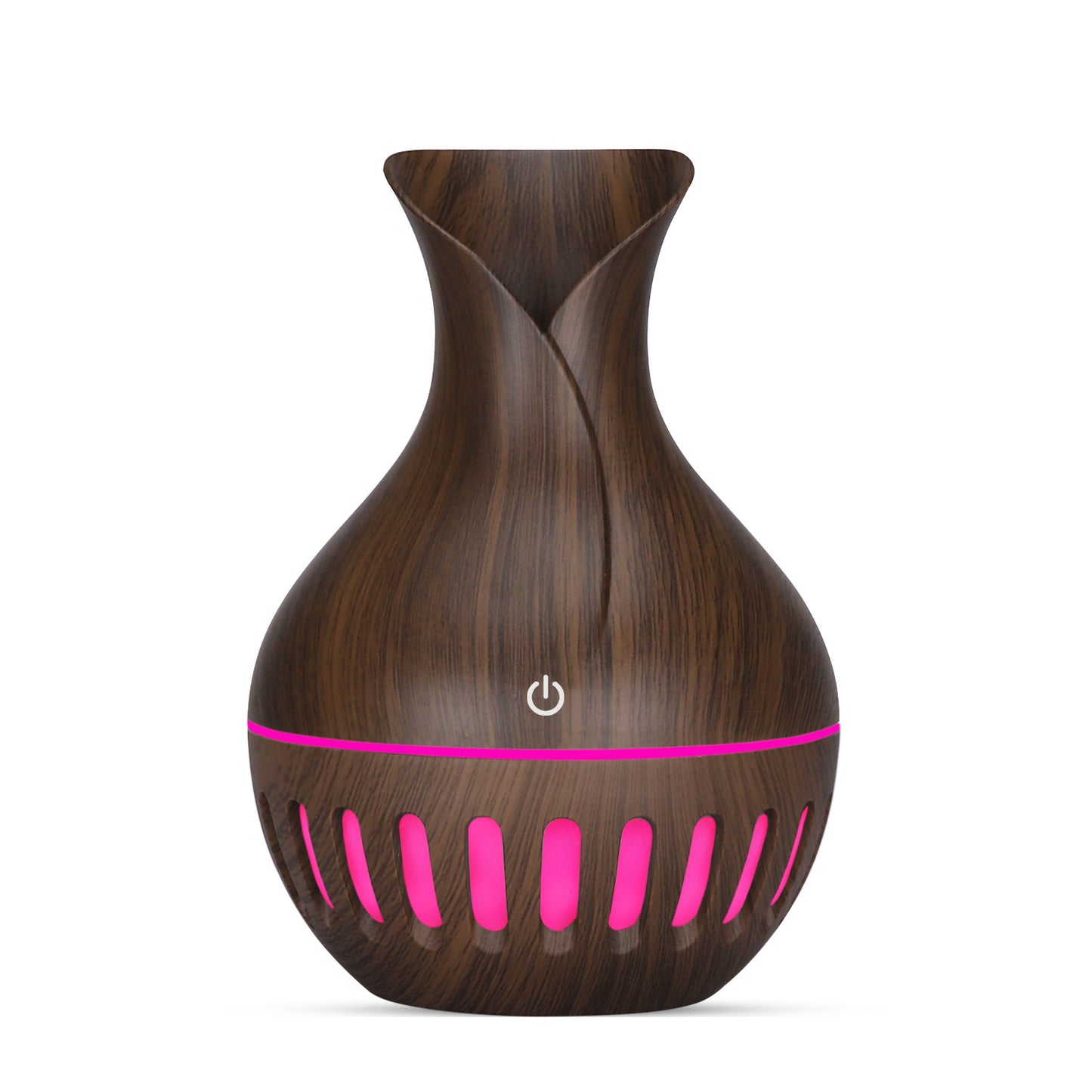 USB Wood Grain Hollow Humidifier