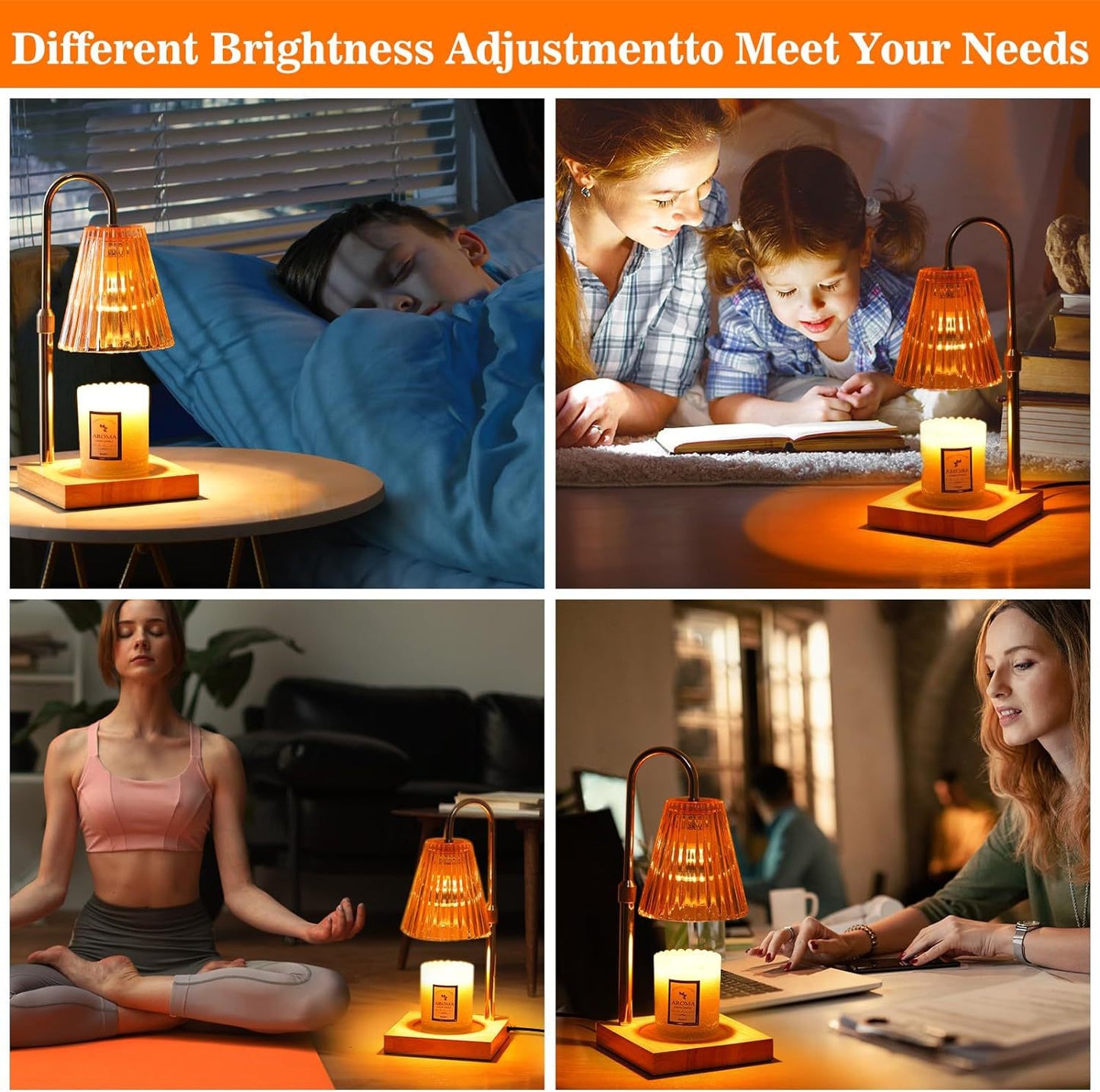 Chic Dimmable Lamp Candle Warmer Diffuser
