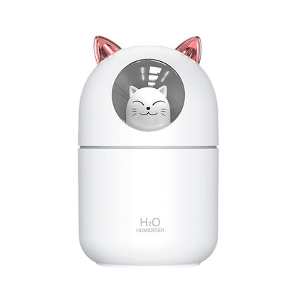 Cat Shape Humidifier Essential Oil Diffuser USB Rerchargeable