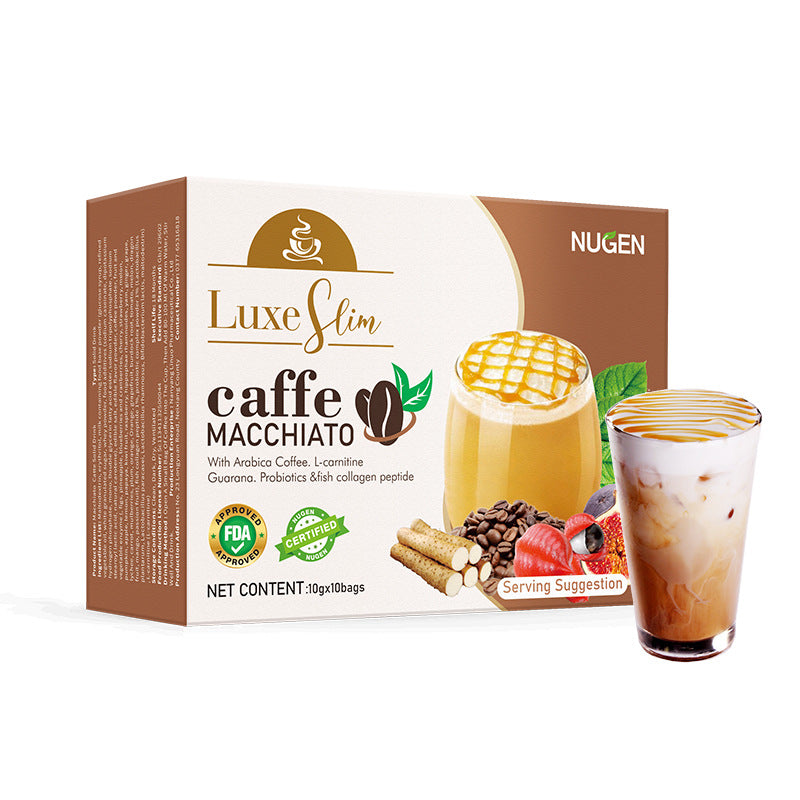 Luxe Slim Cafe Macchiato Coffee with Hydrolyzed Collagen & Glutathione